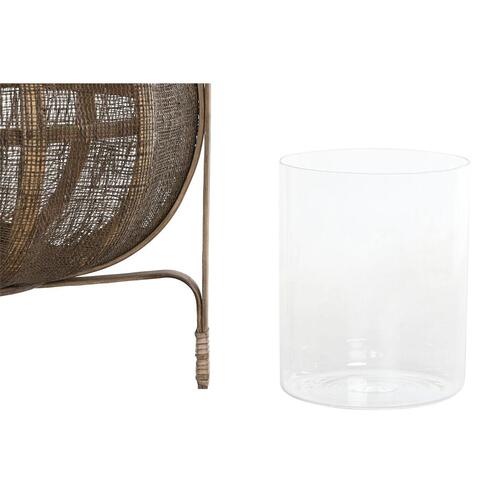 Lyseholder Brun Natur Bambus 35 x 35 x 47 cm