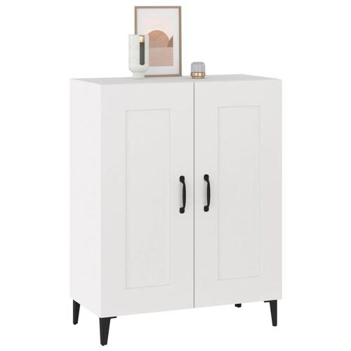 Skænk 69,5x34x90 cm konstrueret træ hvid