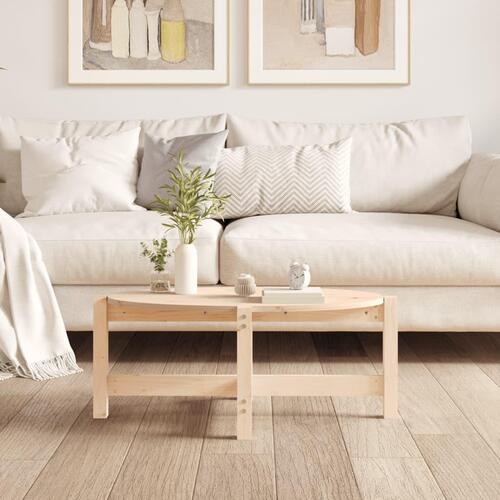 Sofabord 87x48x35 cm massivt fyrretræ