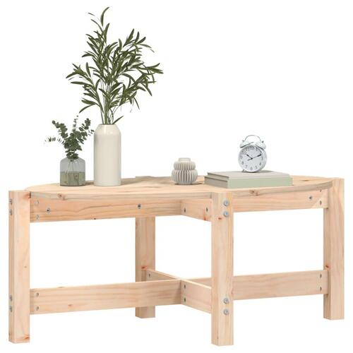 Sofabord 87x48x35 cm massivt fyrretræ