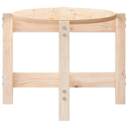 Sofabord 87x48x35 cm massivt fyrretræ