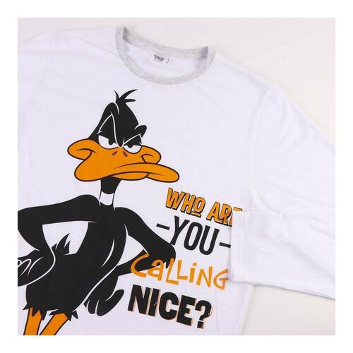 Nattøj Looney Tunes Grå (Voksne) Mænd S
