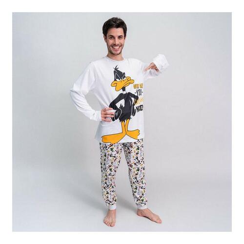 Nattøj Looney Tunes Grå (Voksne) Mænd S