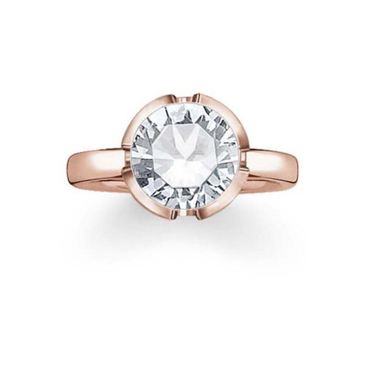 Thomas Sabo dame-ring TR2036-416-14, rosenguld - str. 12