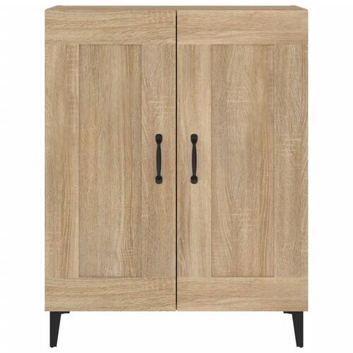 Skænk 69,5x34x90 cm konstrueret træ sonoma-eg