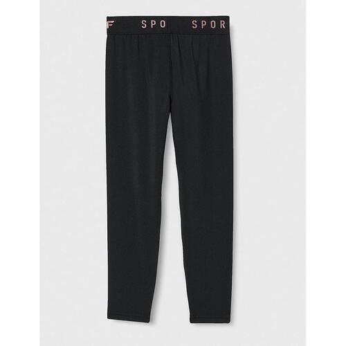 Sport leggings til børn 4F Sort 11-12 år