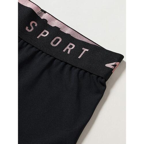 Sport leggings til børn 4F Sort 11-12 år