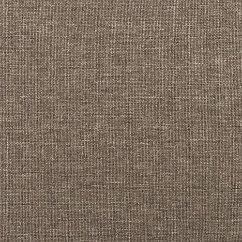 Springmadras med pocketfjedre 90x190x20 cm stof gråbrun