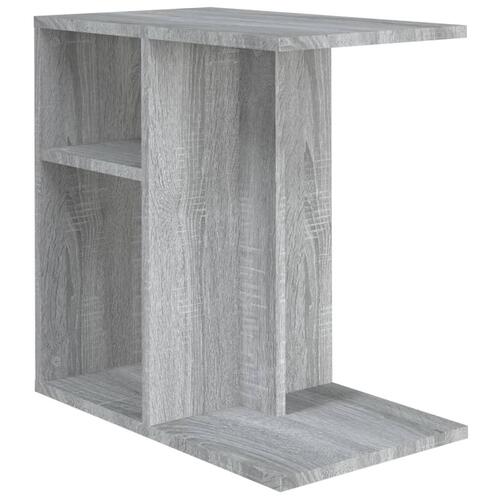 Sidebord 50x30x50 cm konstrueret træ grå sonoma-eg