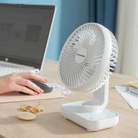 Genopladelig bordventilator Fanrec Ø5,4'' 3600 mAh / 13,3 W