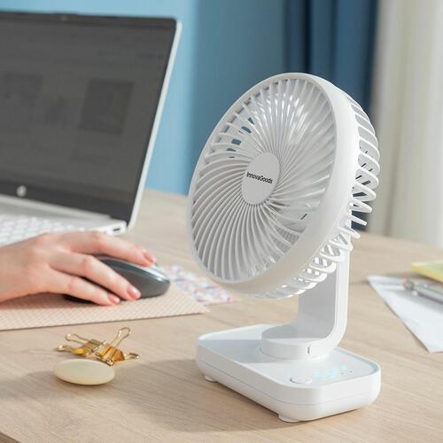 Genopladelig bordventilator Fanrec Ø5,4'' 3600 mAh / 13,3 W