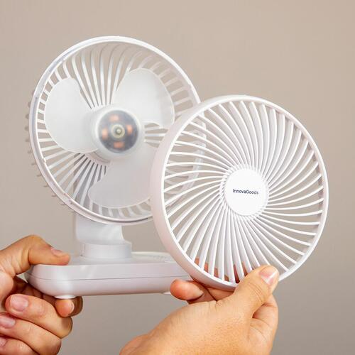 Genopladelig bordventilator Fanrec Ø5,4'' 3600 mAh / 13,3 W