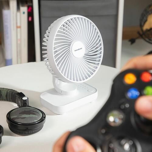Genopladelig bordventilator Fanrec Ø5,4'' 3600 mAh / 13,3 W