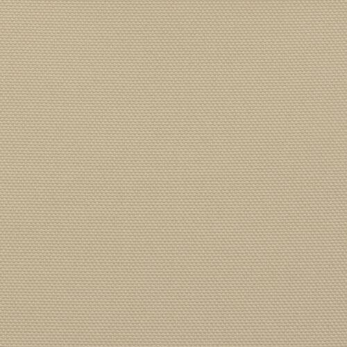 Solsejl oxfordstof trekantet 5 x 5 x 5 m beige