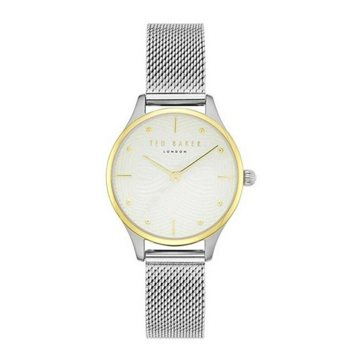 Ted Baker dameur TE50704001 - sølv mesh, Ø 30 mm