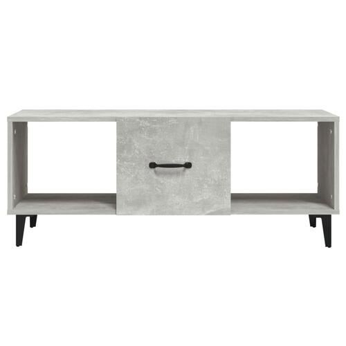 Sofabord 102x50x40 cm konstrueret træ betongrå