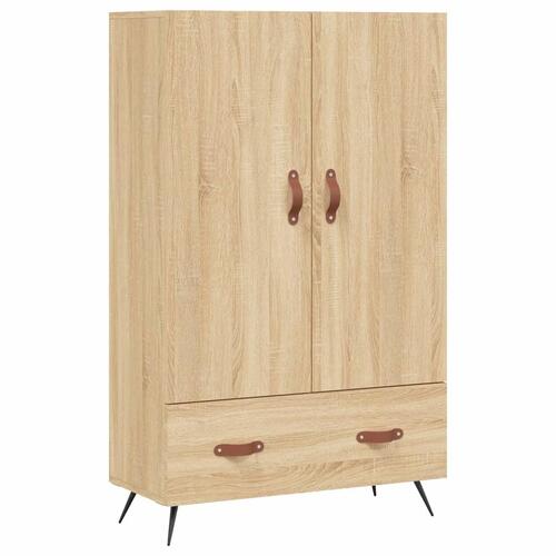 Skab 69,5x31x115 cm konstrueret træ sonoma-eg