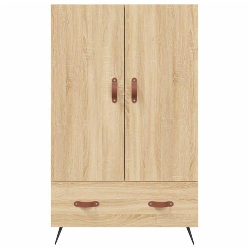Skab 69,5x31x115 cm konstrueret træ sonoma-eg