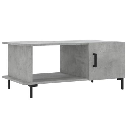 Sofabord 90x50x40 cm konstrueret træ betongrå