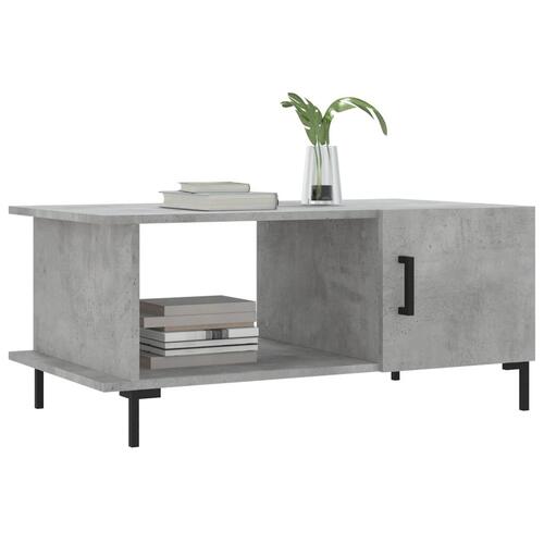 Sofabord 90x50x40 cm konstrueret træ betongrå