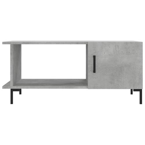Sofabord 90x50x40 cm konstrueret træ betongrå