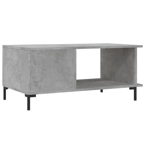 Sofabord 90x50x40 cm konstrueret træ betongrå