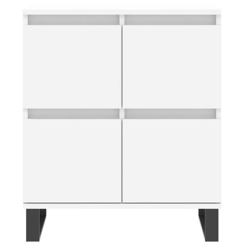 Skænk 60x35x70 cm konstrueret træ hvid