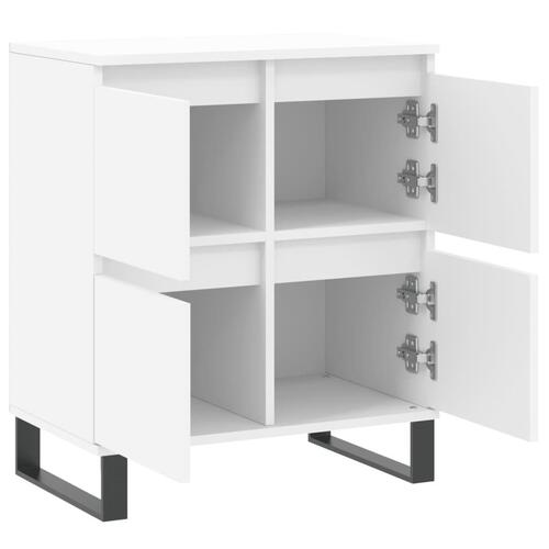 Skænk 60x35x70 cm konstrueret træ hvid