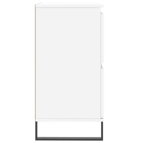 Skænk 60x35x70 cm konstrueret træ hvid
