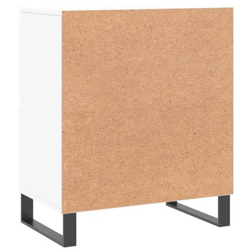 Skænk 60x35x70 cm konstrueret træ hvid