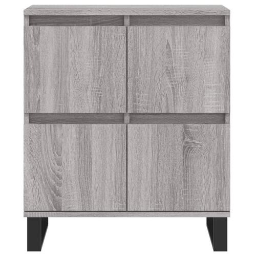 Skænk 60x35x70 cm konstrueret træ grå sonoma-eg