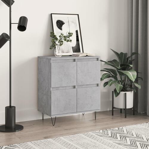 Skænk 60x35x70 cm konstrueret træ betongrå