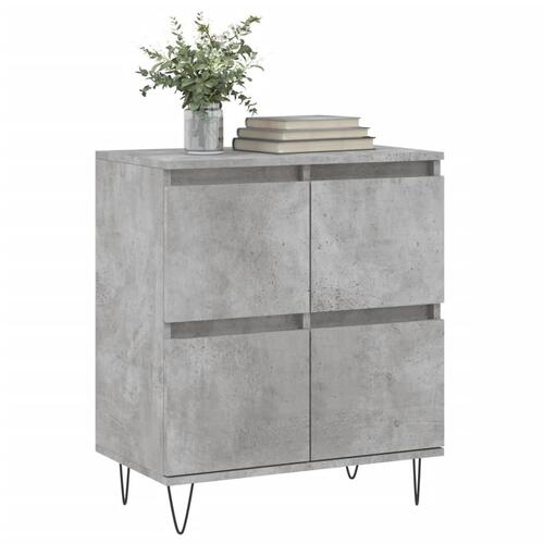 Skænk 60x35x70 cm konstrueret træ betongrå