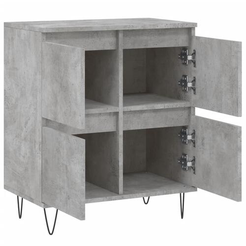 Skænk 60x35x70 cm konstrueret træ betongrå