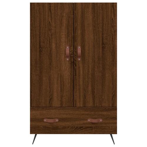 Skab 69,5x31x115 cm konstrueret træ brun sonoma-eg