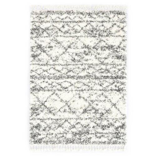 Shaggy tæppe Berber PP 80 x 150 cm beige og sandfarvet
