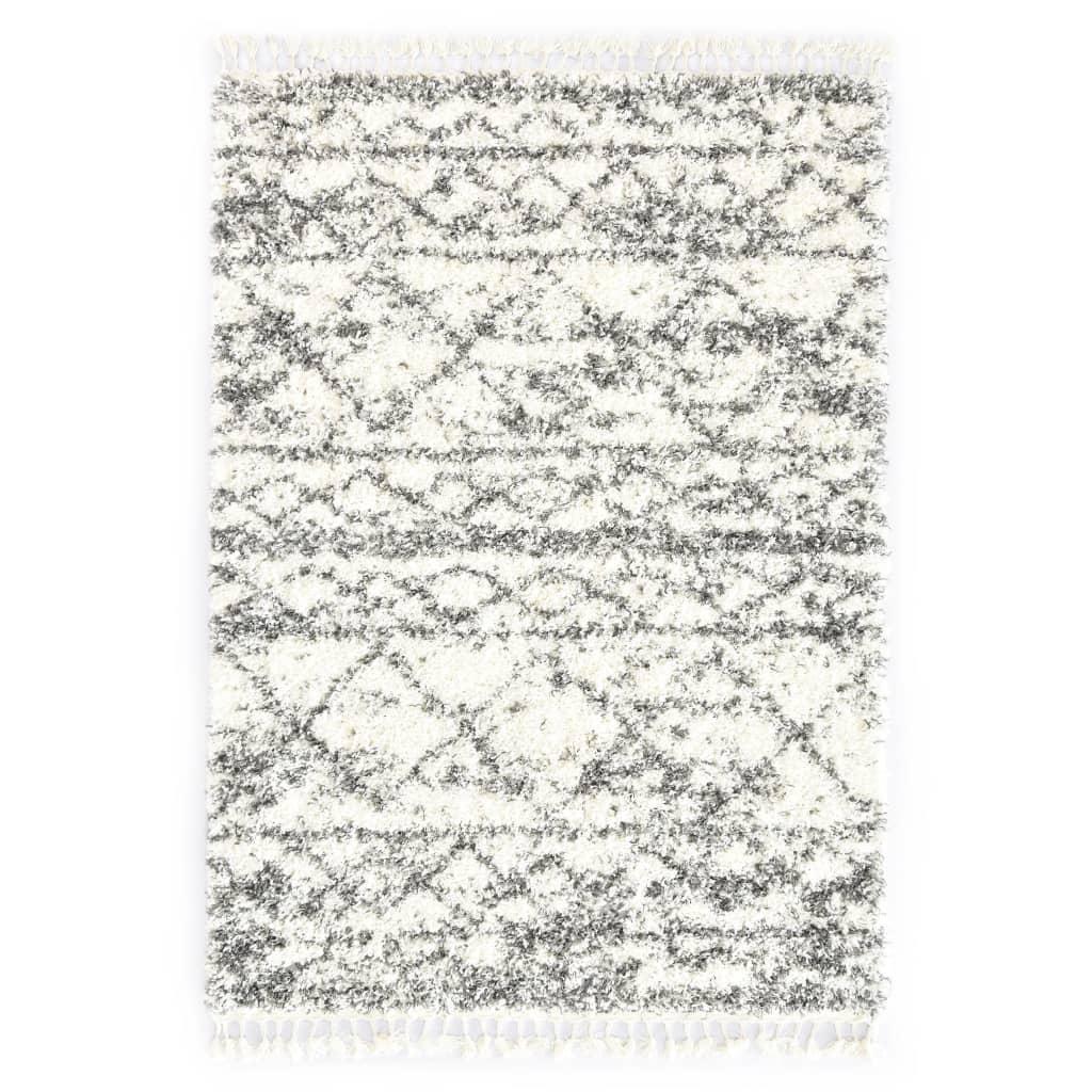 Shaggy tæppe Berber PP 80 x 150 cm beige og sandfarvet