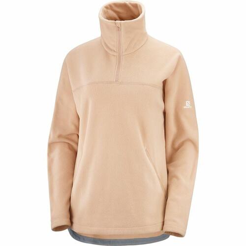Fleecefor Salomon Essentiall Cosy Dame Lyserød S