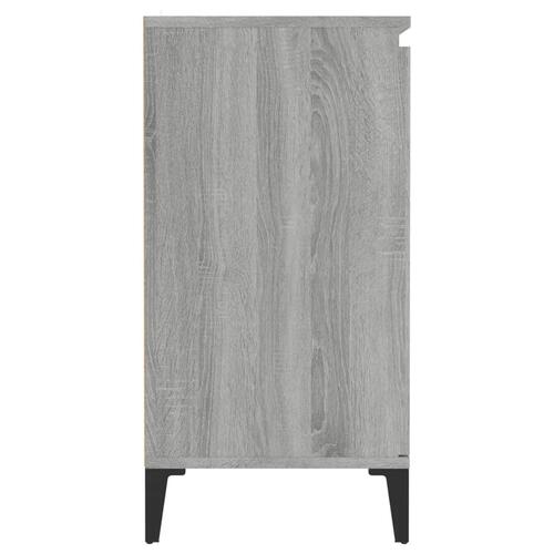 Skænk 60x35x70 cm konstrueret træ grå sonoma-eg