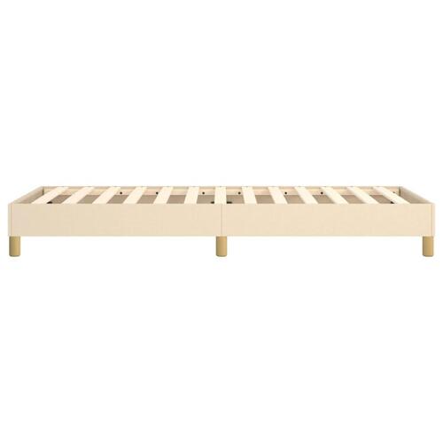 Sengeramme uden madras 80x200 cm stof cremefarvet