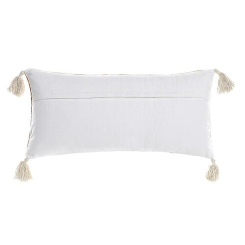 Pude 60 x 10 x 30 cm Beige Multifarvet Cvetlice