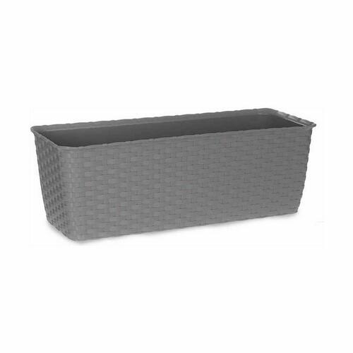 Plantekasse Stefanplast Grå Plastik 15,5 x 13,5 x 39 cm (12 enheder)