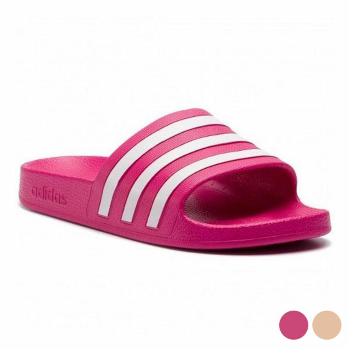 Sandaler til swimming pools Adidas ADILETTE AQUA Unisex Hvid 36 2/3