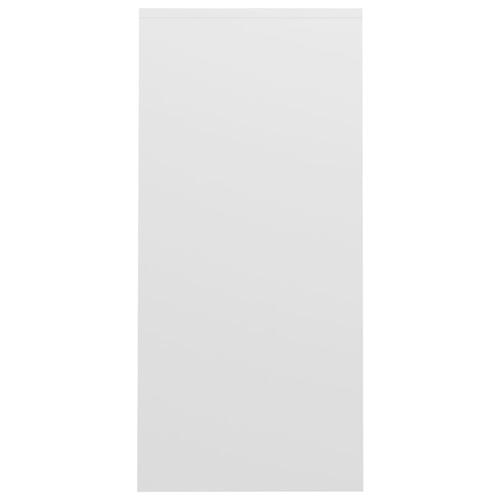 Skrivebord 102,5x35x75 cm konstrueret træ hvid