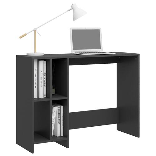 Skrivebord 102,5x35x75 cm konstrueret træ grå