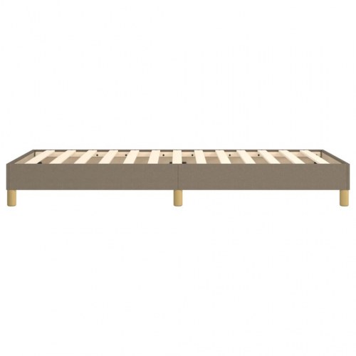 Sengeramme uden madras 90x190 cm stof gråbrun