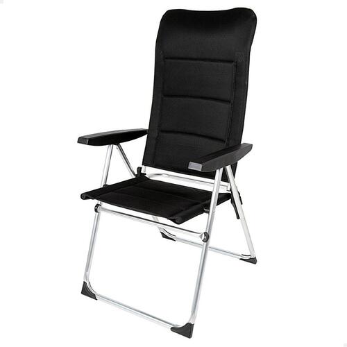 Strandstol Aktive Deluxe Foldbar Sort 49 x 123 x 67 cm (2 enheder)