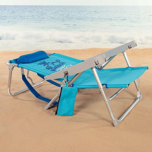 Strandstol Aktive Foldbar Blå 53 x 80 x 58 cm (2 enheder)