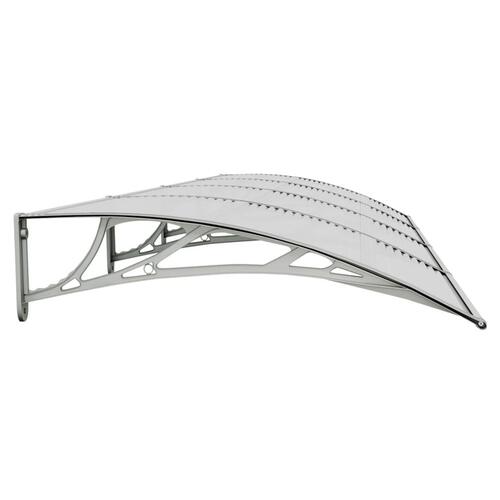 Dørbaldakin 350x100 cm polycarbonat grå