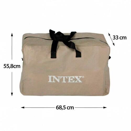 Oppusteligt Skib Intex Excursion 4 Blå Hvid 315 x 43 x 165 cm